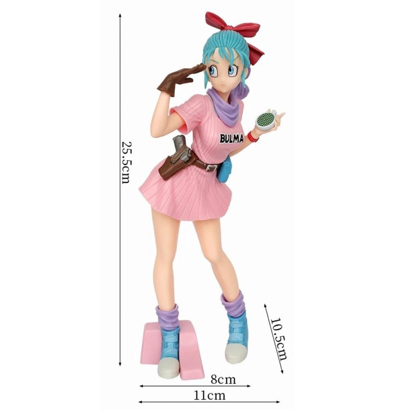Dragon Ball Z Bulma Figure – 25cm Cute PVC Statue - Image 3