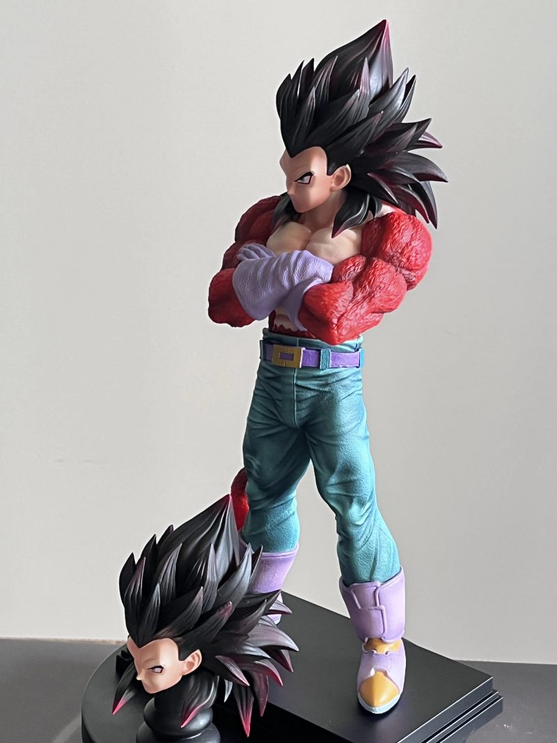 31CM Anime Dragon Ball Son Goku & Vegeta SSJ4 Statues - Image 3