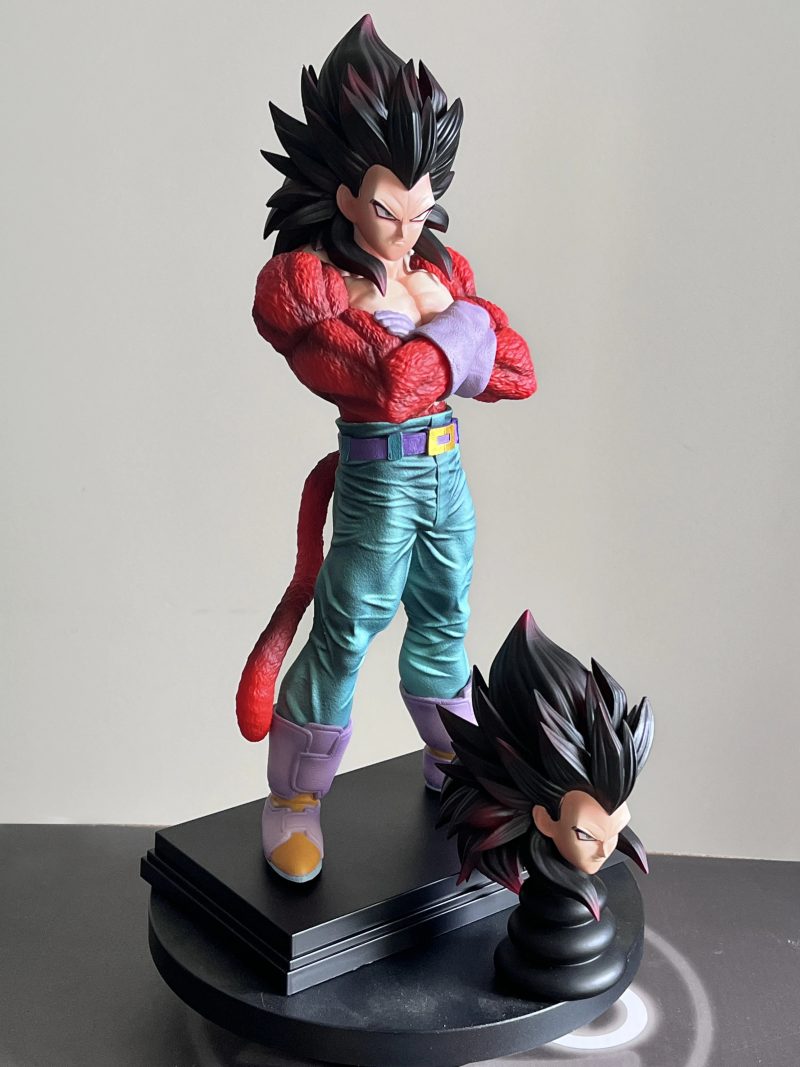 31CM Anime Dragon Ball Son Goku & Vegeta SSJ4 Statues - Image 4