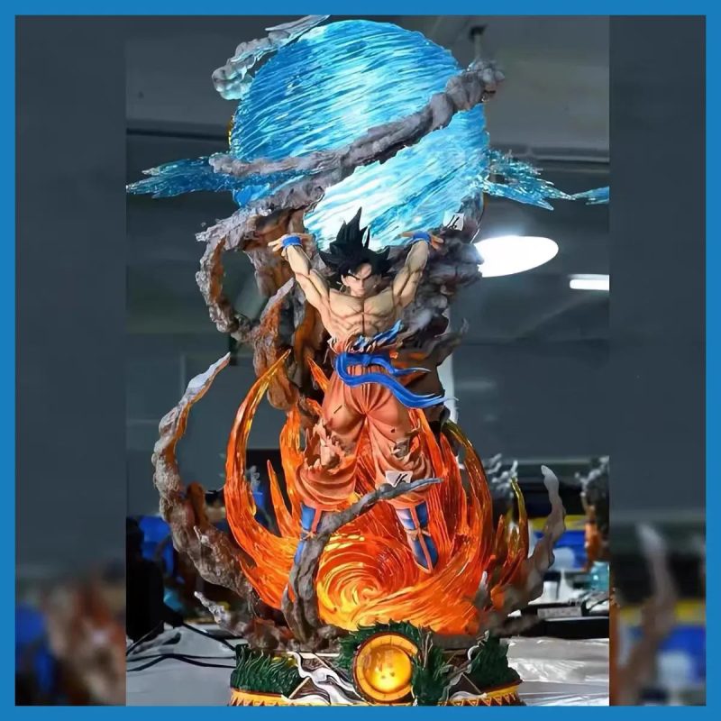 Spirit Bomb Son Goku Figure – 25cm Dragon Ball PVC Action Statue - Image 2