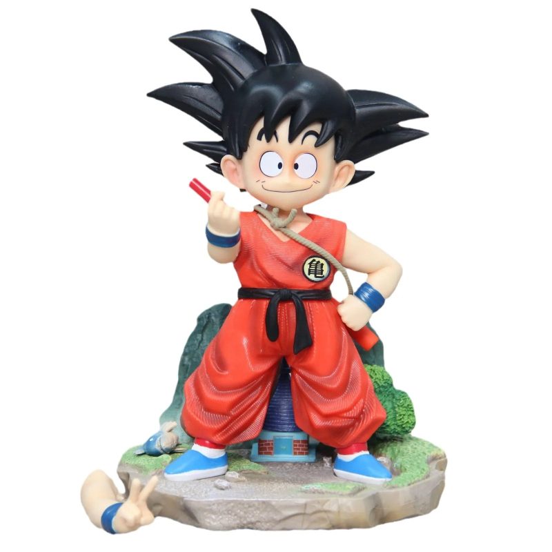 19cm Super Saiyan Goku Heart Gesture Figure - Image 6