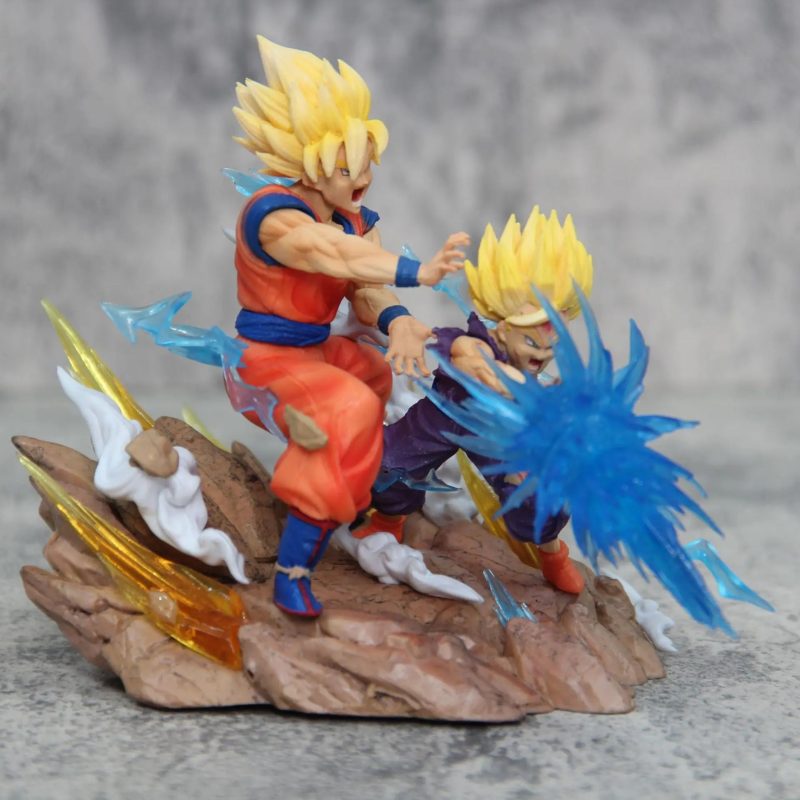 Son Goku Kamehameha vs. Cell Figure – Dragon Ball Z PVC Collectible Statue - Image 4