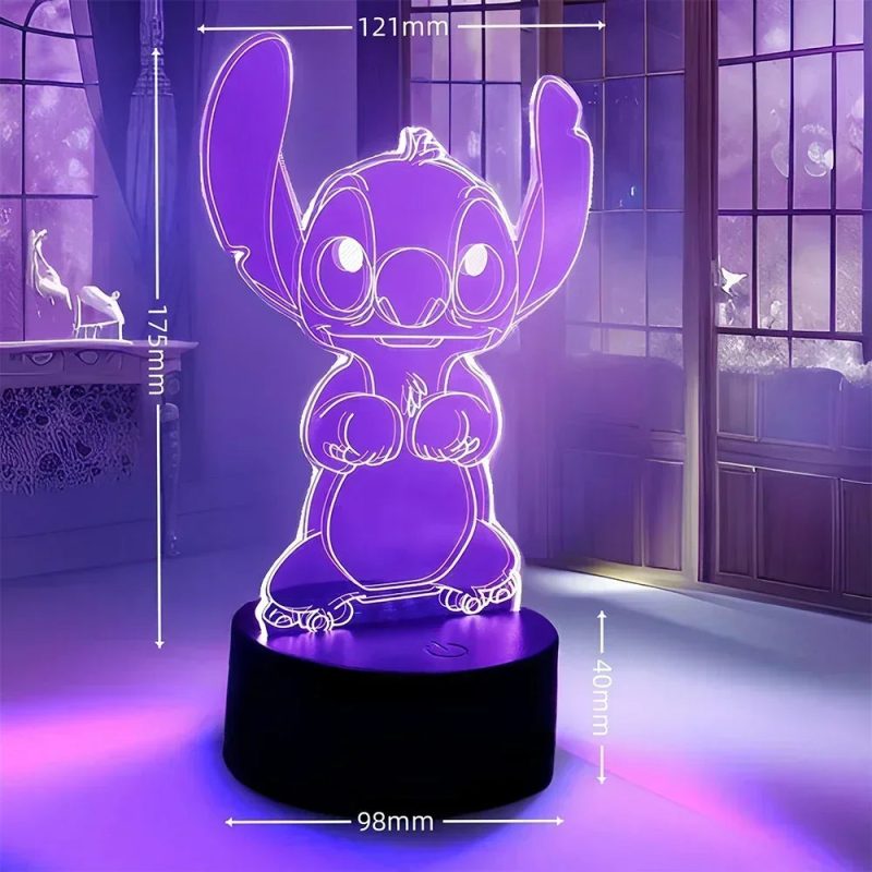 3D Illusion Stitch LED Night Light - Image 3
