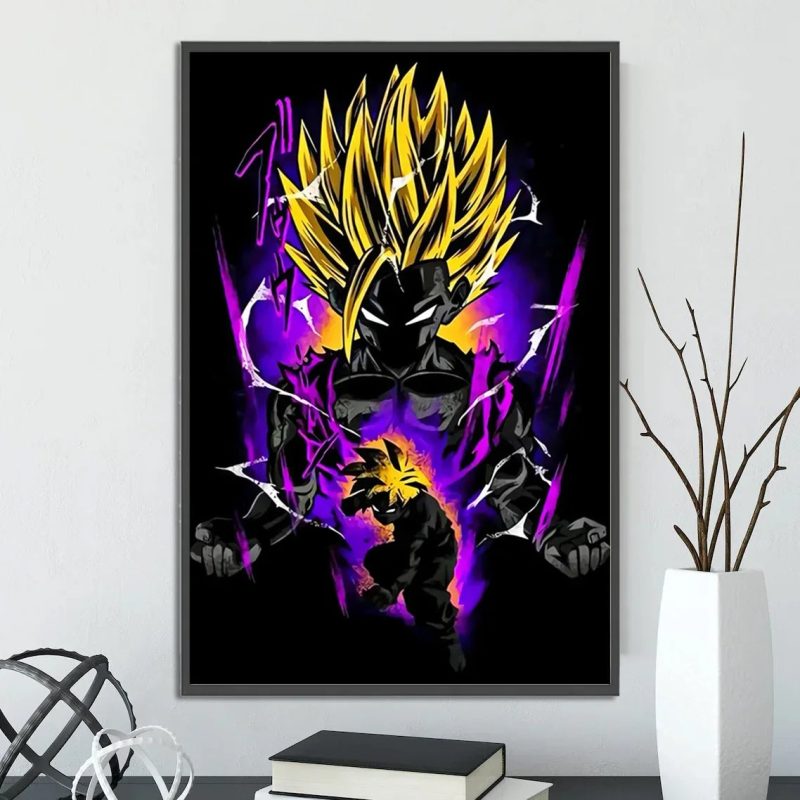 Poster – Gohan, Goku, Frieza, Vegeta Wall Art - Image 18