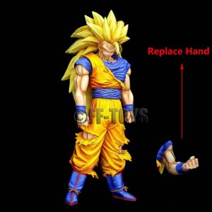 Super Saiyan 3 Goku Figure – 32cm Dragon Ball Z PVC Collectible Statue