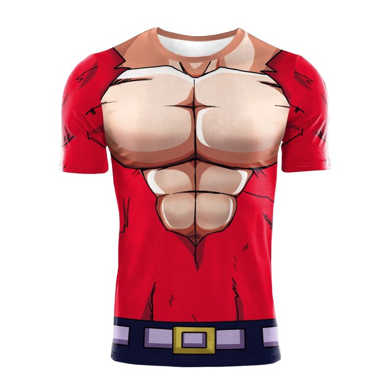 Zawaland Goku Cosplay T-Shirt – 3D Print Fitness Tee for Men - Image 10