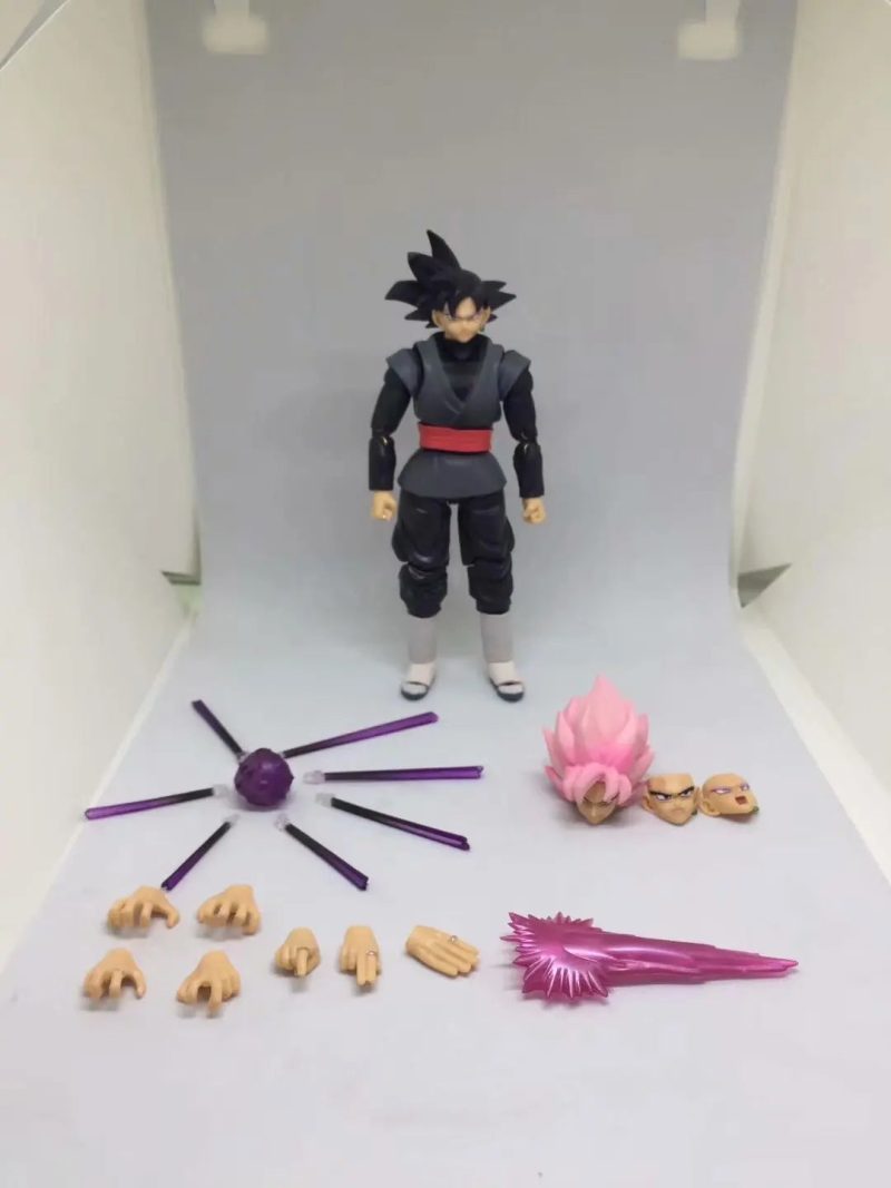 Bandai 16cm SHF Goku Black Super Saiyan Action Figure - Image 7