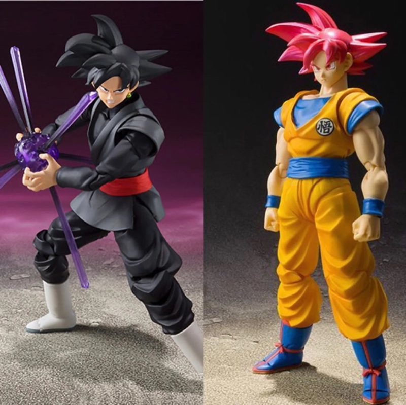 Bandai 16cm SHF Goku Black Super Saiyan Action Figure - Image 2
