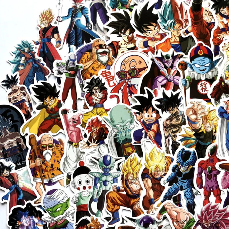 Anime Dragon Ball Son Goku Stickers - Image 2